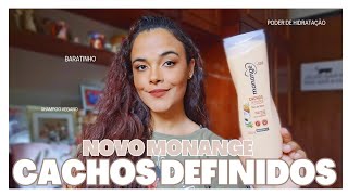 Shampoo Cachos Definidos com Óleo de Coco – Monange  Resenha [upl. by Briana]