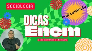 Dicas para o Enem Sociologia [upl. by Joslyn]