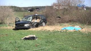 Schwerer Unfall nach Vorfahrtsverletzung in Plohn Vogtland [upl. by Newel]