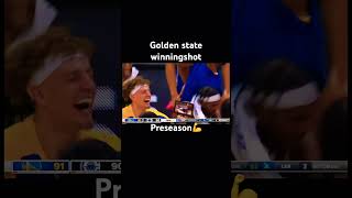 Warriors vs clippers Preseason nba trending youtubeshorts highlights [upl. by Atteuqahs]