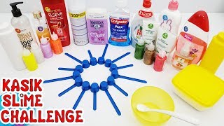 Eğlenceli ve Komik Kaşık Slime Challenge  1 Bölüm  Vak Vak TV [upl. by Candide]