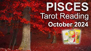 PISCES TAROT READING quotHAPPINESS ON A NEW PATH CHANGE COMES IN QUICKLYquot October 2024 tarotreading [upl. by Eneleahcim559]