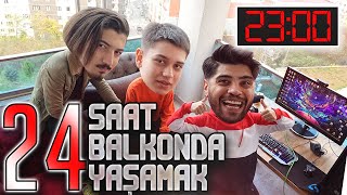 24 SAAT BALKONDA YAŞAMAK Sürpriz Sonlu [upl. by Ailak260]