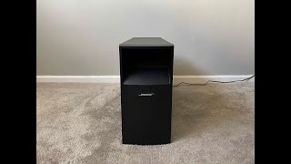 Bose Acoustimass 15 II Module Home Entertainment Theater Powered Active Subwoofer Speaker System [upl. by Notlef]