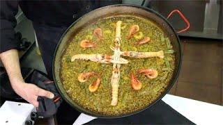 Seafood Paella The real one from Valencia [upl. by Vaish839]