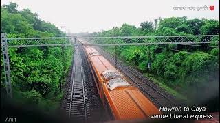 Howrah to Gaya vande bharat express howrah gayakultiasansol indinrailway vandebharatexpress [upl. by Margi543]