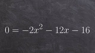 Factoring out a GCF then factoring using various methods [upl. by Gabby896]