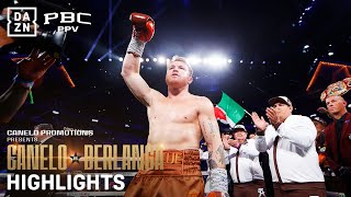 FIGHT HIGHLIGHTS  Canelo Alvarez vs Edgar Berlanga [upl. by Yoshi507]