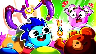 My Friend Is Trapped Song 🔐 Game Challenge Funny Kids Songs 😻🐨🐰🦁And Nursery Rhymes by Baby Zoo [upl. by Verena154]