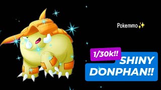 Pokemmo  Shiny Donphan  12392 encounters [upl. by Jezabel181]