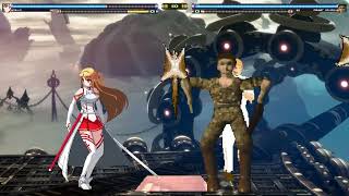 Asuna Vs Combat Echizen  Mugen Fighting Games [upl. by Mide]