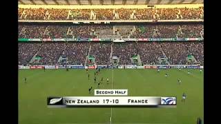 200 vintage france nouvellezélande coupe du monde 1999 de rugby Commentaire français de 2014 [upl. by Ativoj]