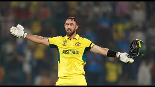 Glenn Maxwell 201 OFF 128 Balls vs Afghanistan  The Best Innings in the history of ODI Cricket [upl. by Ashil]