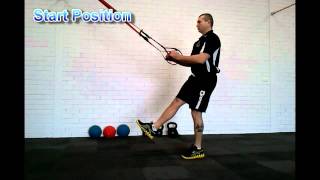 TRX Assisted Pistol Squat  Personal Trainer Perth [upl. by Phelan937]