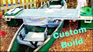 Canoe outriggers built from coolers [upl. by Nollid]