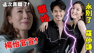 這次真離了！ 楊怡深夜發文官宣，7年婚姻正式告吹！ 男方羅仲謙嚴重過錯方，孩子歸楊怡所有！【三言两娱】 楊怡羅仲謙 [upl. by Amri]