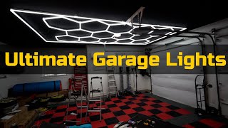 Installing the Ultimate Hexagon Light Kit in my Garage Remodel [upl. by Bronk]