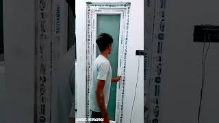 UPVC door installation and glass work shorts video viralvideo [upl. by Akirdna]