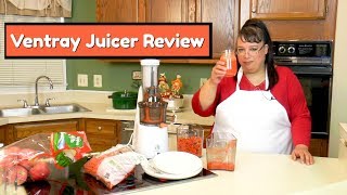 Juicing Recipe  How to Use a Juicer  Ventray Masticating Slow Juicer Review [upl. by Concordia]