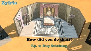 The Sims 4  How did you do that Ep 1 Rug Stacking [upl. by Lledra]