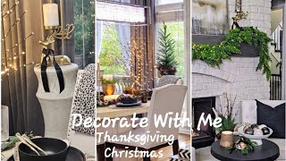 Decorate With Me  Kitchen amp Cozy Hearthroom  Early Holiday Decorating Ideas [upl. by Aryad]