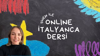 Online İtalyanca Dersi  Tanışma [upl. by Tezzil]