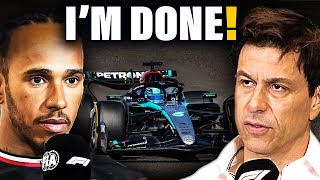 Furious Hamilton Drops Bombshell After Suzuka Walkout [upl. by Nathanoj]