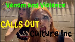 Venom and Violence calls out Culture Inc [upl. by Asin499]