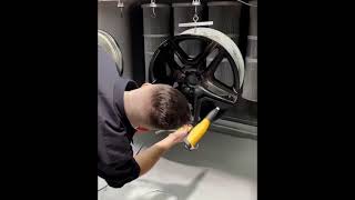 Sandblasting and Powder Coating Wheels [upl. by Infield]