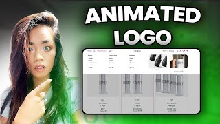 How to create animated logo on shopify  shopify tutorial 2024 [upl. by Nylknarf]