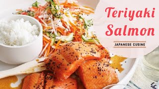 5 Minute Teriyaki Salmon Japanese Style  Quick amp Easy Recipe  Japanese Cuisine [upl. by Lance920]