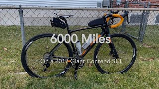 6000 miles on a 2017 Giant Contend SL1 [upl. by Ahcsap]