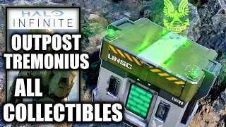 Halo Infinite  Outpost Tremonius All Collectible Locations All Cores Locker amp Banished Audio Log [upl. by Aimej]