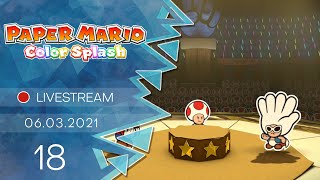 Paper Mario Color Splash LivestreamBlind  18  Betrügerisches Spiel [upl. by Vachill]