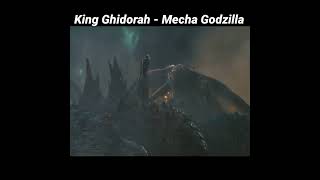 King Ghidorah vs Mecha Godzilla  Godzilla x Kong shorts godzilla viralvideo [upl. by Akienahs]