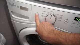 Using the Washer and Dryer Whirlpool front loading [upl. by Airtemak307]