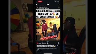 Kodak black trick shots a yerk [upl. by Ettie]