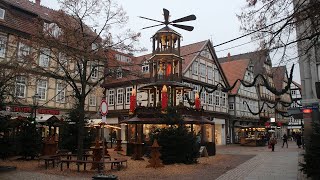 Celler Weihnachtsmarkt 2022 in der Fachwerkhäuser Altstadt christmas market Celle mercado de Natal [upl. by Abigale]