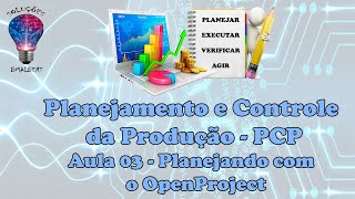 Vídeo Aula 03 Planejamento e Controle da Produção PCP  Planejando Produção com o OpenProject [upl. by Darwin]