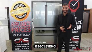 Bosch B36CL81ENG Refrigerator Review  One Minute Info [upl. by Llerrot]