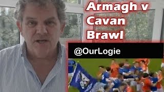 Armagh v Cavan Brawl  Fight Before The Match [upl. by Kappel]