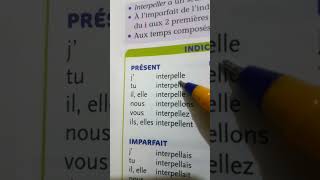 Le verbe interpeller au présent de lindicatif français conjugaison apprendreeducation [upl. by Merrili]