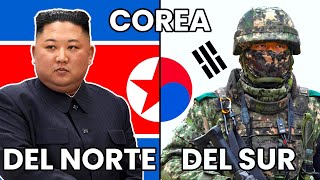 Corea del Norte y Corea del Sur  ¿Cuál es más Poderosa [upl. by Notneuq]