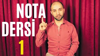 NOTA DERSİ 1 Nota Yerleri ve İsimleri  Nota Okumak  Nota Öğrenme  Temel Nota Bilgileri [upl. by Kial174]