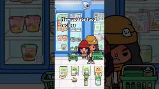 New update food recipes 🌻🌼🫧🐚🍜🍱🎂🍙🍣☕️ tocalifeworld tocaboca toca [upl. by Frankhouse]