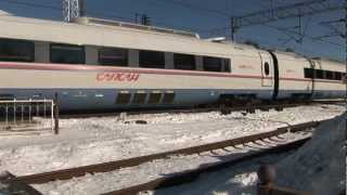 RZD EVS108 quotSapsanquot  220 kmh  ЭВС108 quotСапсанquot  220 кмч [upl. by Irrahs]