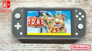 Captain Toad Treasure Tracker Nintendo Switch Lite Gameplay [upl. by Edrahc963]