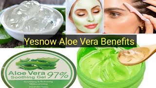 Yesnow Aloe Vera BenefitsquotFace amp bodyquothairquotFlowy skin Azrasparlour [upl. by Leventis]