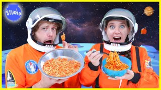 ASTRONAUT FOOD VS REAL FOOD CHALLENGE [upl. by Ainimreh]