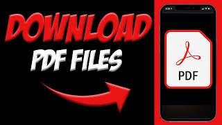 How To Download PDF Files on iPhone 📲 Save PDF Files on iPhoneiPad [upl. by Kenwrick]